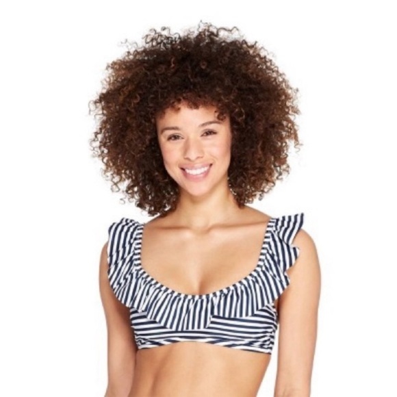 Vineyard Vines for‎ Target Striped Bikini Top Size Large - Picture 1 of 7